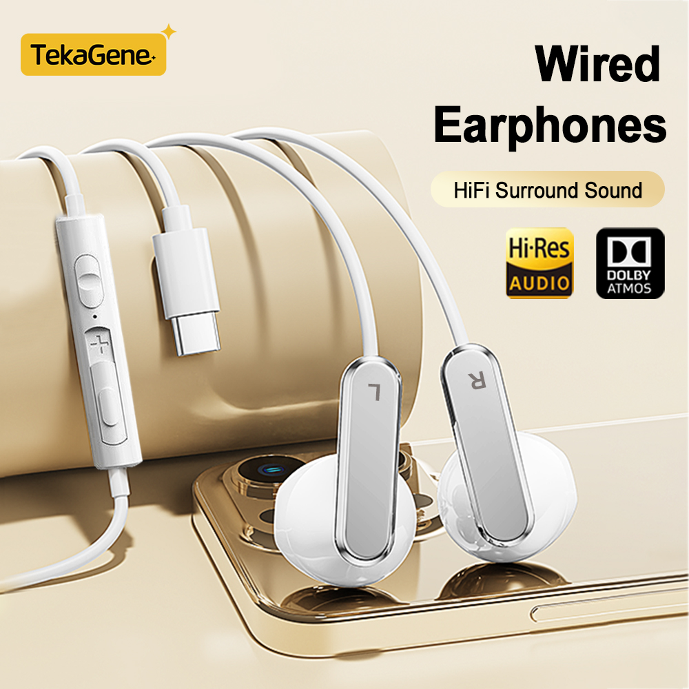 Esports Gaming Earbuds - Наушники USB Type C Hi-Fi, бас,
