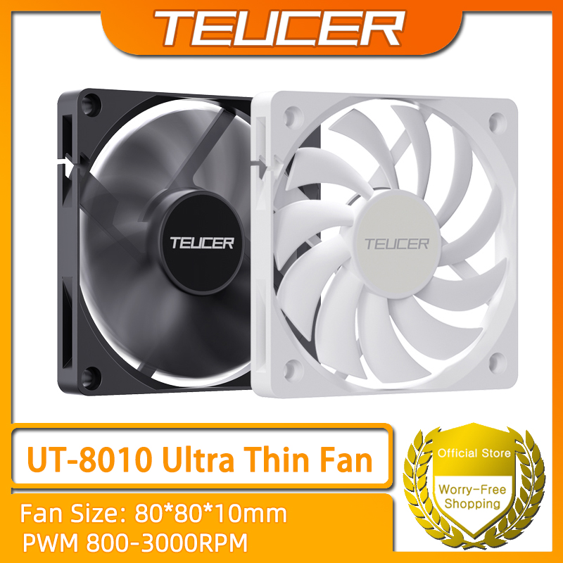 Esports Gaming Fan - TEUCER UT-8010 Ультратонкий корпусной вентилятор 80x10