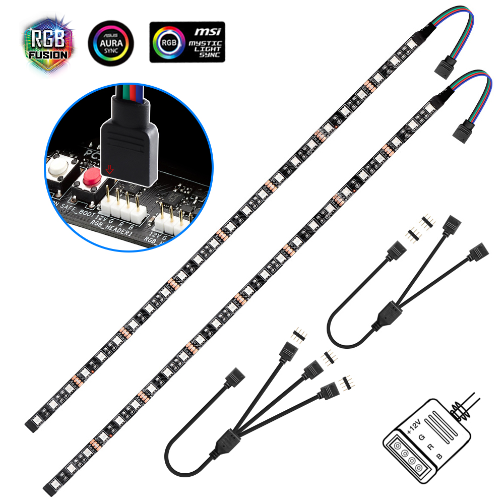 Esports Gaming Splitter - RGB-Лента светодиодная игровая для компьютера, с