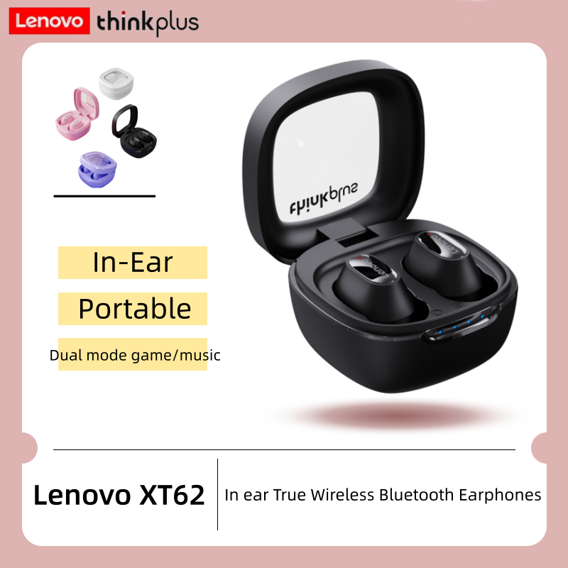 Esports Gaming Earbuds - Оригинальные беспроводные Bluetooth-наушники Lenovo XT62, Hi-Fi