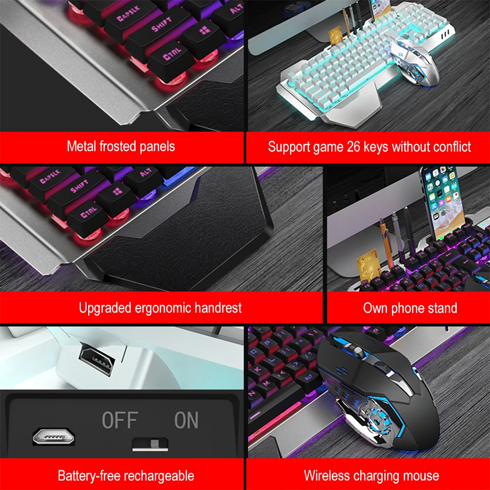 K680 перезаряжаемый 2,4G беспр – обзор и цена Esports Gaming Mouse Wireless