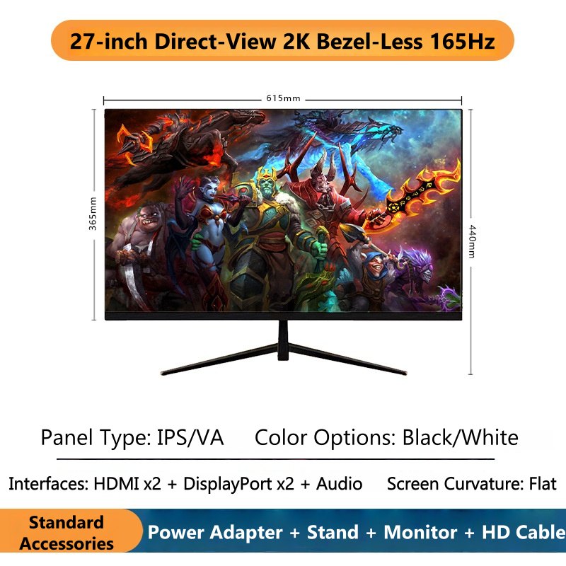 27-дюймовый изогнутый игровой  – обзор и цена Esports Gaming Monitor