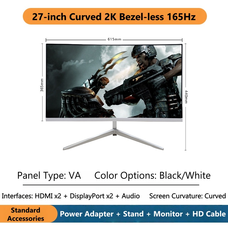 27-дюймовый изогнутый игровой  – обзор и цена Esports Gaming Monitor
