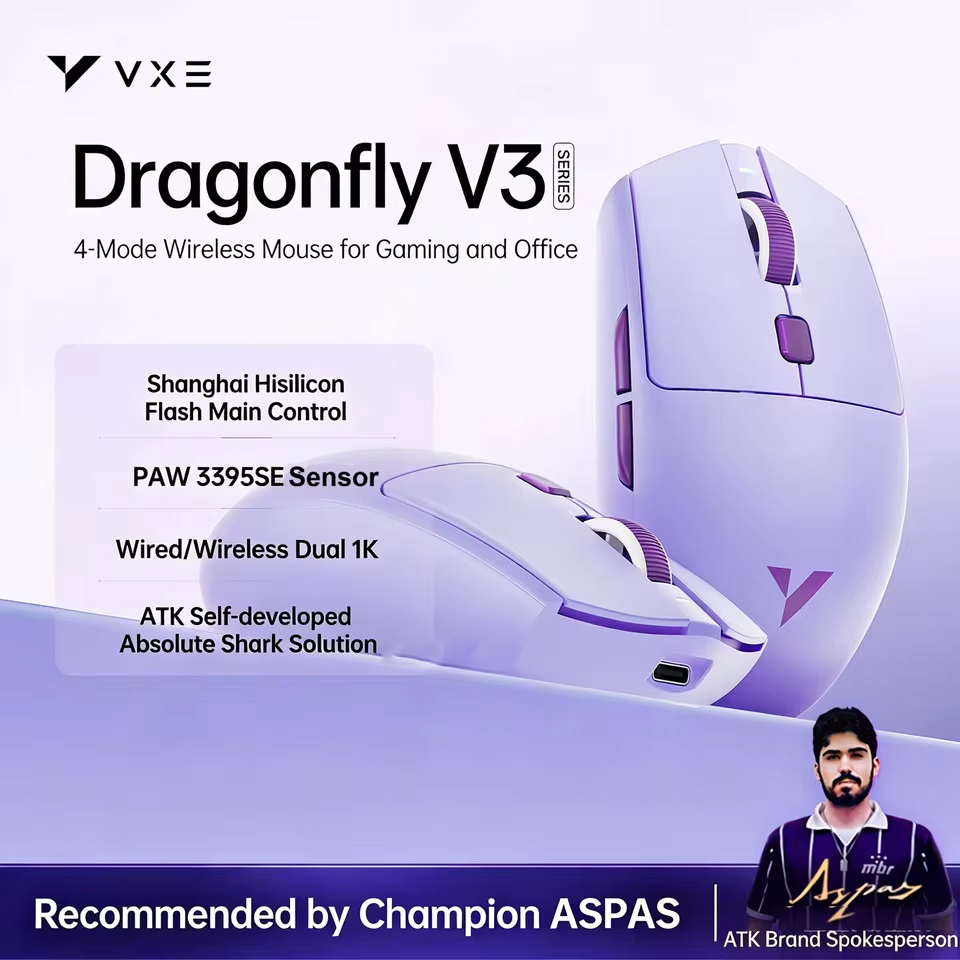 Игровая Bluetooth-мышь ATK VXE – обзор и цена Esports Gaming Mouse Wireless