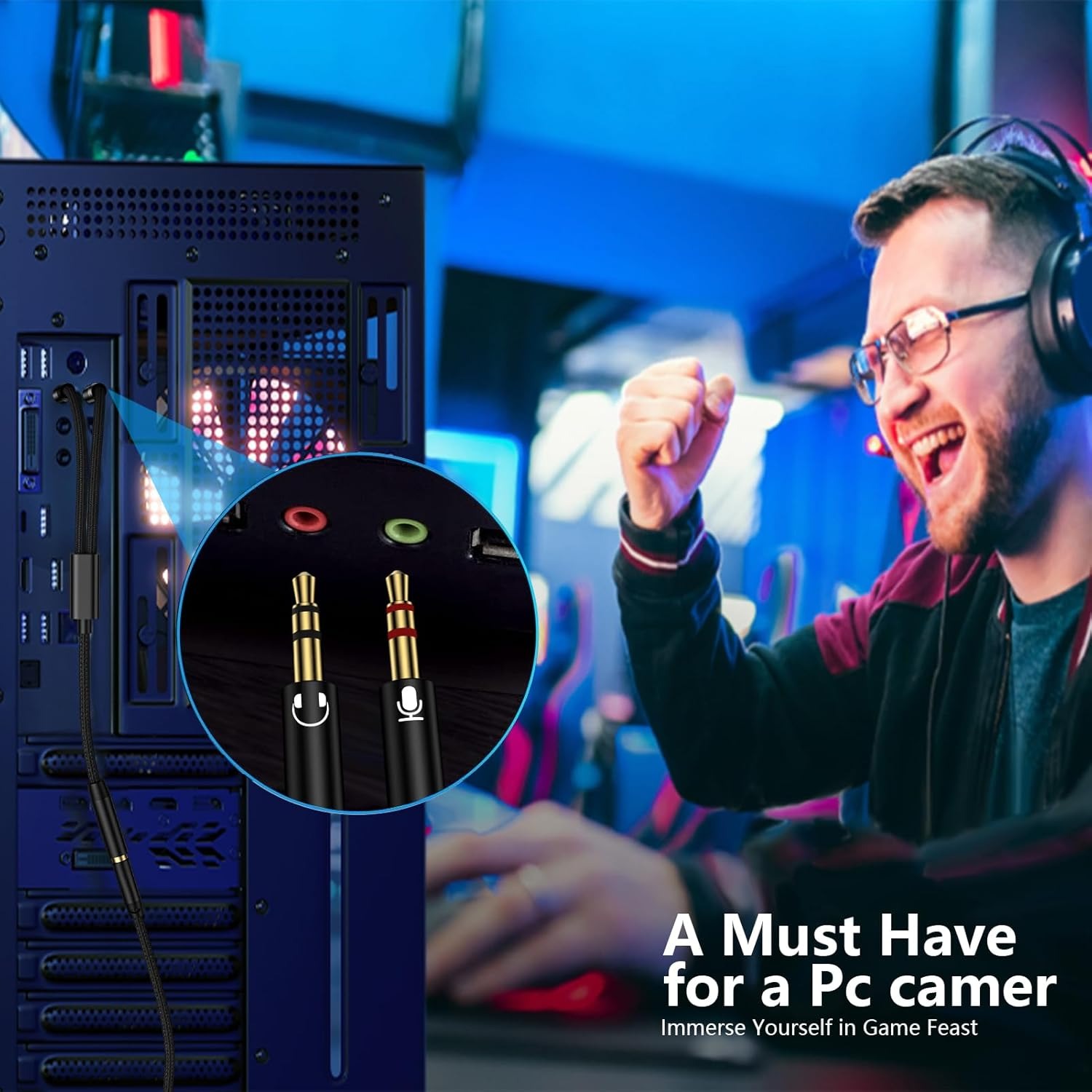 Аудиоадаптер-разветвитель 3,5  – обзор и цена Esports Gaming Splitter