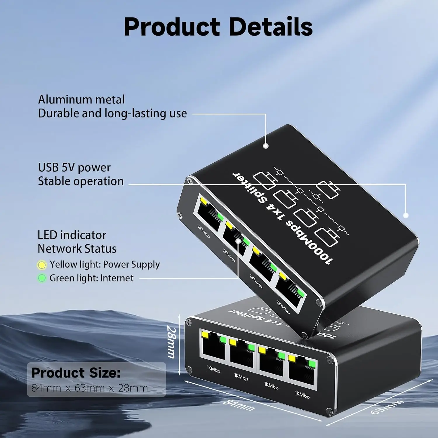 Гигабитный разветвитель RJ45 1 – обзор и цена Esports Gaming Splitter